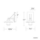 Suspense Outdoor Sconce