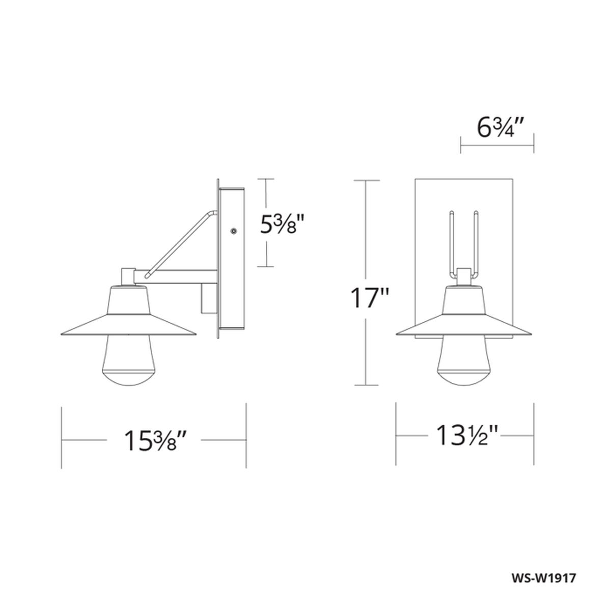 Suspense In/Outdoor Sconce