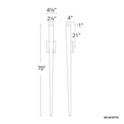 Staff Outdoor Sconce