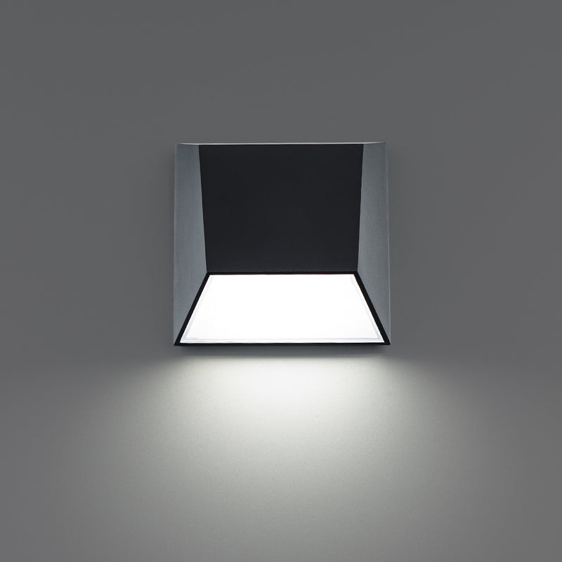 Atlantis Outdoor Wall Sconce - Black