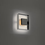 Boxie Outdoor Sconce 10in Lifestyle