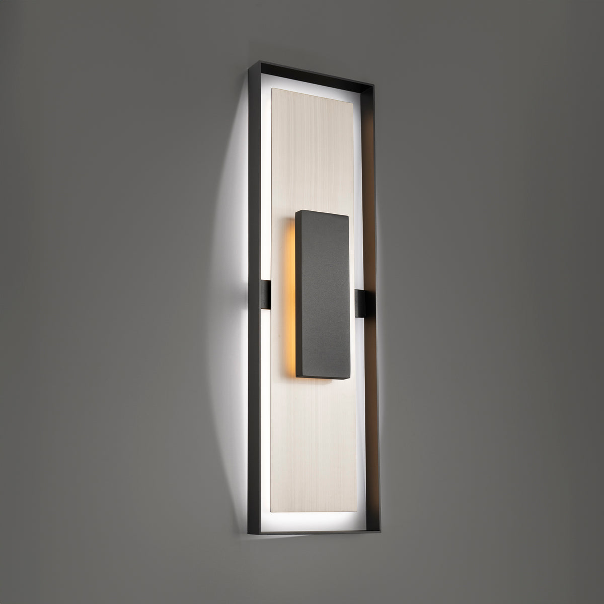 Boxie Outdoor Sconce 34in Lifestyle