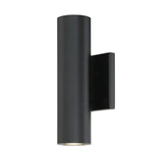 Caliber Outdoor Wall Sconce 10in Black