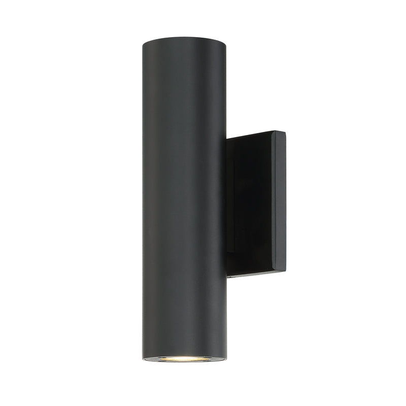Caliber Outdoor Wall Sconce 10in Black