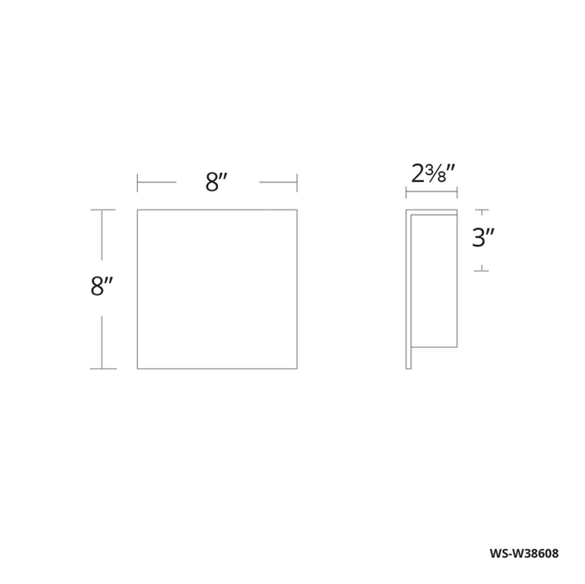 Square Outdoor Sconce