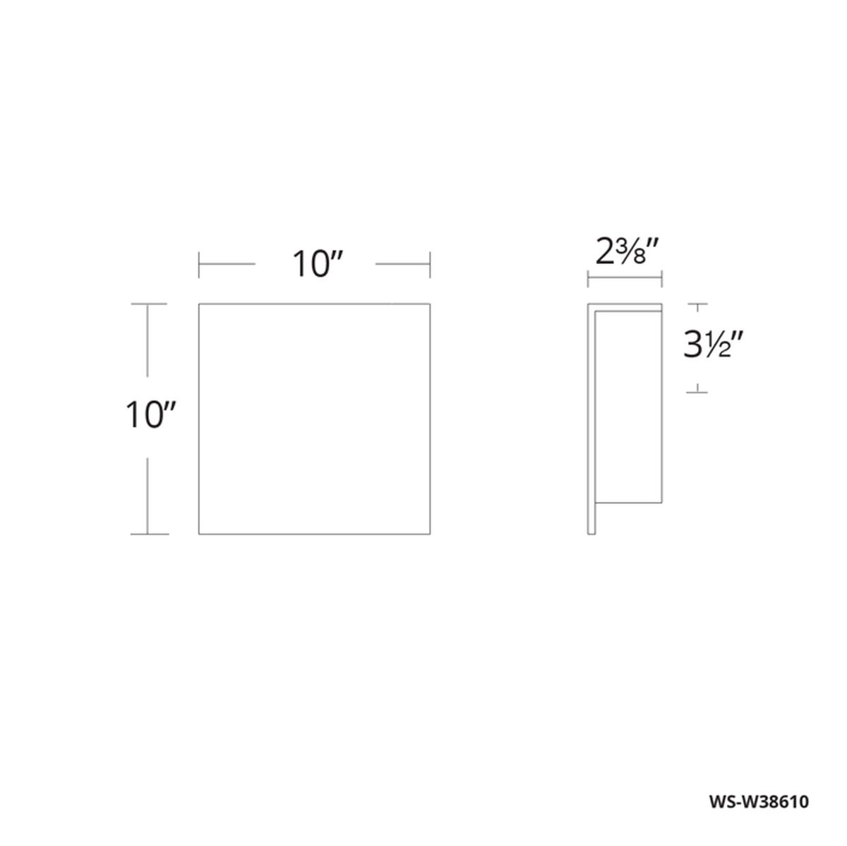 Square Outdoor Sconce
