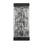 Fusion 14in Outdoor Sconce Black