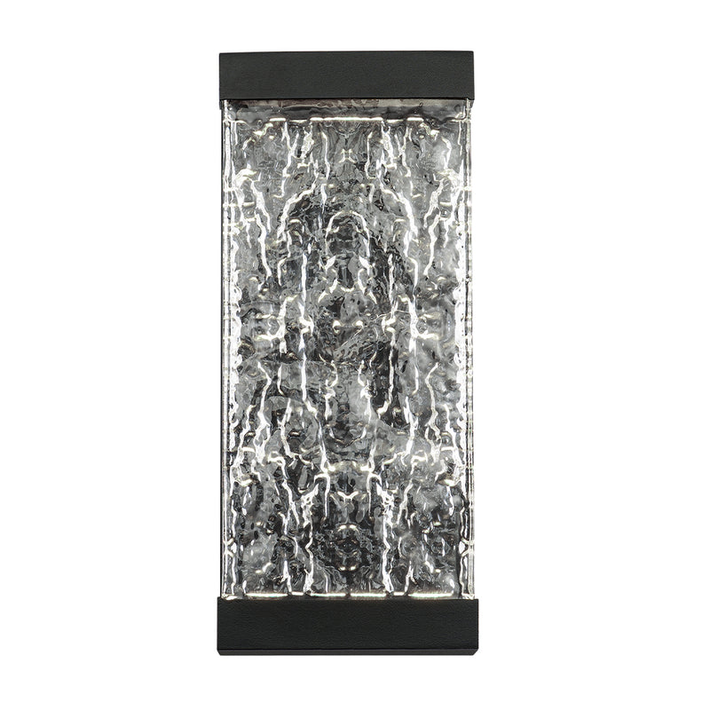 Fusion 14in Outdoor Sconce Black