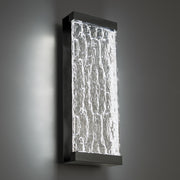 Fusion 20in Outdoor Sconce Black