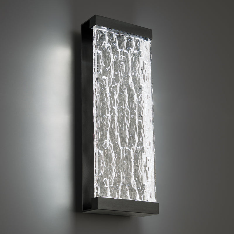 Fusion 20in Outdoor Sconce Black