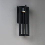 Chamber 16in Outdoor Sconce Black
