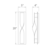 Twist Indoor/Outdoor Sconce