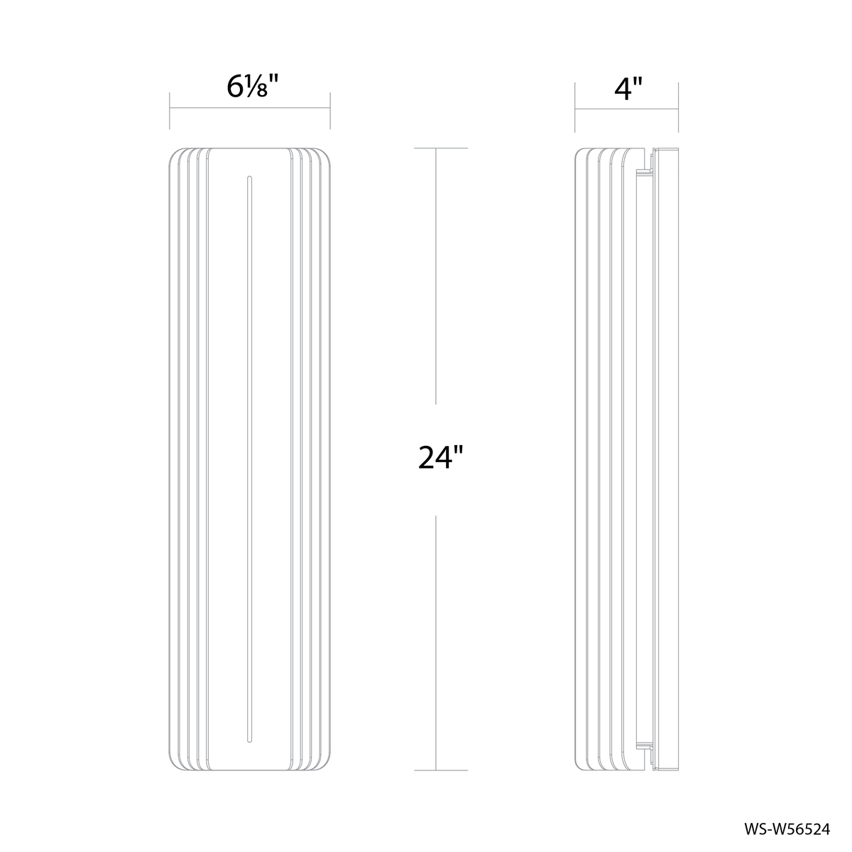 Kane Outdoor Sconce dimensions