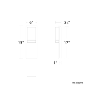 Draped Outdoor Sconce