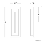 Midnight 16in line drawing