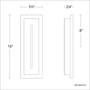 Midnight 16in line drawing