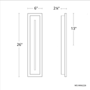 Midnight 26in line drawing