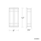Skyscraper Outdoor Sconce