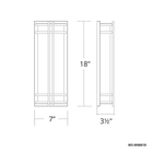 Skyscraper Outdoor Sconce
