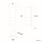 Beacon 13in line drawing