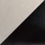 Aura finish swatch - Brushed Nickel/Matte Black