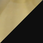 Aura finish swatch - Soft Brass/Matte Black