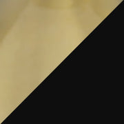 Aura finish swatch - Soft Brass/Matte Black